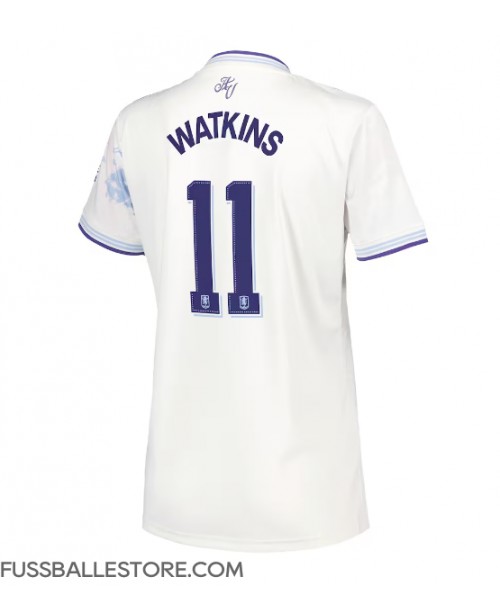 Günstige Aston Villa Ollie Watkins #11 3rd trikot Damen 2025-26 Kurzarm Günstige Aston Villa Ollie Watkins #11 3rd trikot Damen 2025-26 Kurzarm